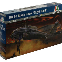 ITALERI UH-60/MH-60 Black Hawk Night Raid 1328 1:72 Helicopter Model Kit