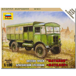 ZVEZDA 6175 British WWI Truck Matador Military Model Kit 1:100