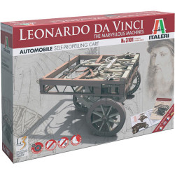 ITALERI Self Propelling Cart - Marvellous Machines 3101 Leonardo Vinci Model Kit