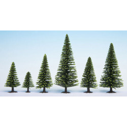 NOCH Spruce (50) Hobby Trees 5-14cm HO Gauge Scenics 26826