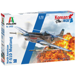 Italeri 1452  North American F-51D  Mustang Korean War - 1:72 Plastic Model Kit