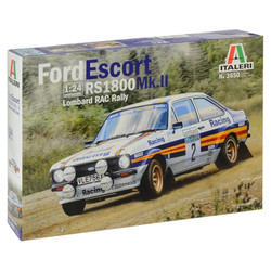 ITALERI  3650 Ford Escort MK.II RS1800 Lombard RAC Rally 1:24 Car Model Kit