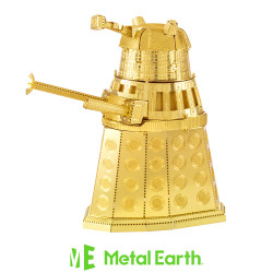 Metal Earth Doctor Who Dalek Gold Etched Metal Model Kit MMS401G