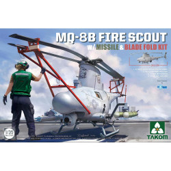 Takom 2169 US MQ-8B Fire Scout w/Missile & Blade Fold Kit 1:35 Model Kit