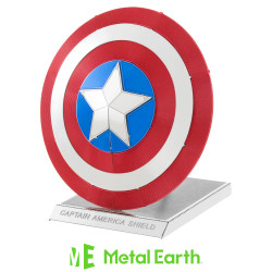 Metal Earth Captain America's Shield Marvel Etched Metal Model Kit MMS321