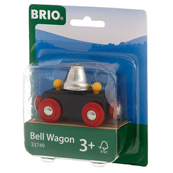 BRIO 33749 Bell Wagon for Wooden Train Set