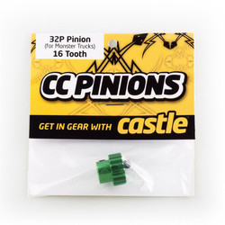 Castle Creations CC PINION (Aluminium) 16t - 32 Pitch 5mm shaft CC6500