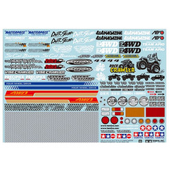 Tamiya 54630 Sponsor Sticker Set (for Off-Road Car) (High-Lift/Bruiser/Crawler)