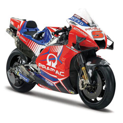 Maisto 36379Z 2021 Ducati Pramac Racing #5 Zarco 1:18 Bike Diecast Model
