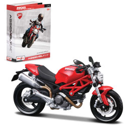 Maisto 39189 Ducati Monster 696 Assembly Line 1:12 Motorbike Diecast Kit