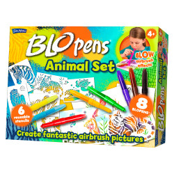 BLOPENS® Animals Activity Set Arts & Craft Airbrush Pens 10049