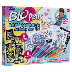 BLOPENS® Baby Animal Activity Set Arts & Craft Airbrush Pens 11097