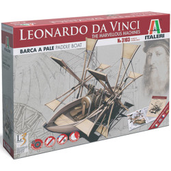 ITALERI Paddle Boat - Marvellous Machines 3103 Leonardo Da Vinci Model Kit