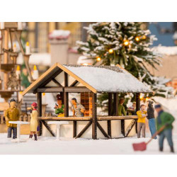 NOCH Mulled Wine Stall Laser Cut Minis Kit HO Gauge Scenics 14393