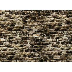 NOCH Granite Wall Card 64x15cm HO Gauge Scenics 57700