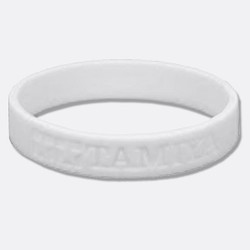 TAMIYA Silicone Bracelet (white) 67027 Merchandise