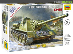 ZVEZDA 5044 Soviet Self Propelled Gun SU-100 1:72 Model Kit