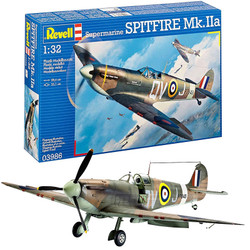 REVELL Supermarine Spitfire Mk IIa 1:32 Aircraft Plastic Model Kit 03986