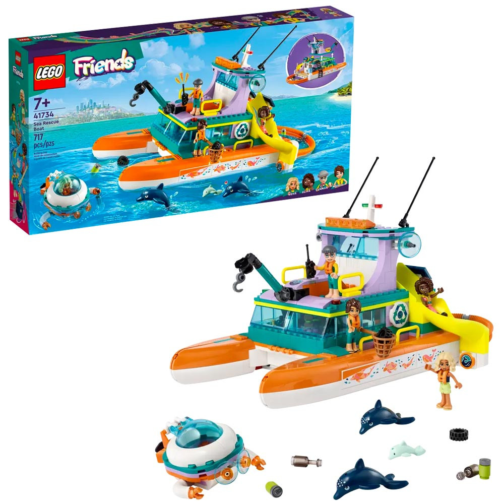 LEGO Friends 41734 Sea Rescue Boat Age 7+ 717pcs - Jadlam Toys & Models -  Buy Toys & Models Online