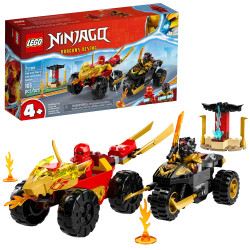 LEGO Ninjago 71789 Kai and Ras's Car and Bike Battle Age 4+ 103pcs