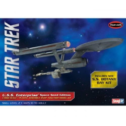 Polar Lights 908M Star Trek: USS Enterprise Space Seed Ed. 1:1000 Snap Model Kit