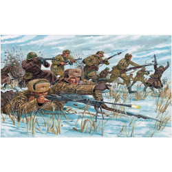 ITALERI USSR Infantry Winter WWII 6069 1:72 Figures Kit
