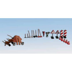NOCH Road Building Accessory Set HO Gauge Scenics 14805