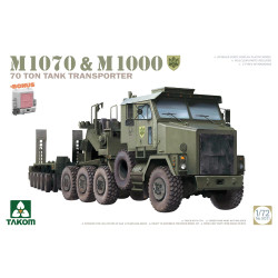 Takom 5021 US M1070 & M1000 70 Ton Tank Transporter 1:72 Model Kit