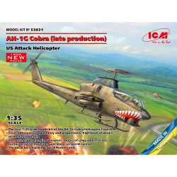 ICM 53031 Bell AH-1G Cobra Late Prod US Attack Helicopter 1:35 Plastic Model Kit