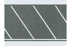 FALLER Parking Space Sheet Diagonal Markings 1000x60mm HO Gauge 170634