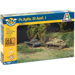 ITALERI Pzkpfw III J 7507 1:72 Military Vehicle Model Kit