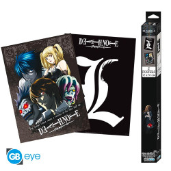 DEATH NOTE - 2x Chibi Posters - L & Group (52x38) ABYDCO707