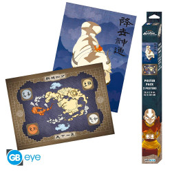 AVATAR - 2x Chibi Posters - Appa & Map (52x38)  ABYDCO834