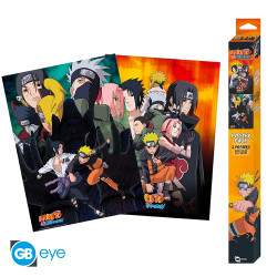 NARUTO SHIPPUDEN - 2x Chibi Posters - Ninjas (52x38)  ABYDCO726