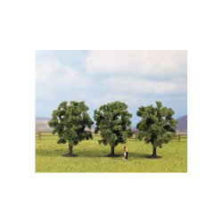 NOCH Green Fruit (3) Classic Trees 8cm HO Gauge Scenics 25110