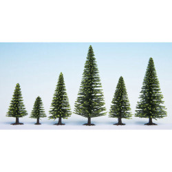 NOCH Spruce (10) Hobby Trees 5-14cm HO Gauge Scenics 26925