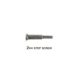 TAMIYA 9805573/19805573 3x18mm Step Screw (2 Pcs.) (TT01/TT02/TT02B/DT01/TB01)