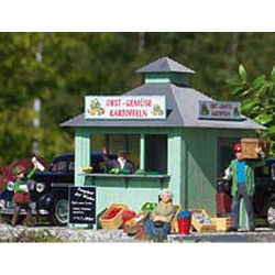 PIKO Fresh Produce Kiosk Kit G Gauge 62117
