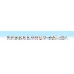 NOCH Sitting People (30) Mega Economy Figure Set HO Gauge Scenics 16045