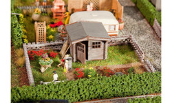 FALLER Allottment w/ Small Garden House Model Kit III HO Gauge 180492