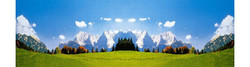 FALLER Karwendelgebirge Model Background 3200x970mm HO Gauge 180513