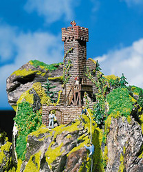 FALLER Castle Tower Ruins Model Kit I HO Gauge 130285