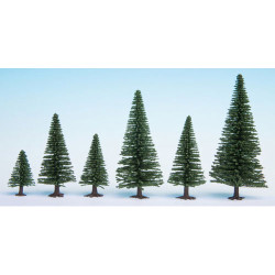 NOCH Fir (10) Hobby Trees 16-19cm HO Gauge Scenics 26822