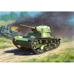 ZVEZDA 6113 Soviet Light Tank Snap Kit Model Kit 1:100