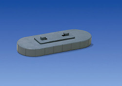 FALLER Concrete Piers 7mm (18) Model Kit II HO Gauge 120538