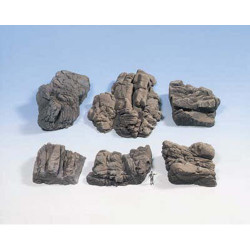 NOCH Sandstone Rocks Hard Foam (6) HO Gauge Scenics 58452