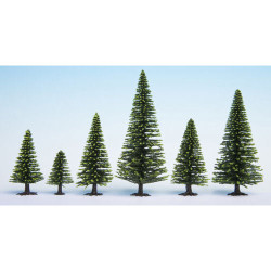 NOCH Spruce (10) Hobby Trees 16-19cm HO Gauge Scenics 26827
