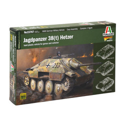 ITALERI WOT Jagdpanzer 38t Hetzer 15767 1:56 Tank Model Kit