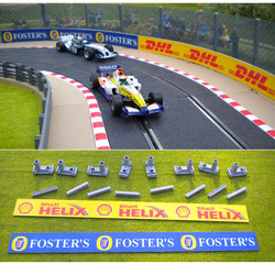 SLOT TRACK SCENICS AB4 P Advertising Boards - for Scalextric