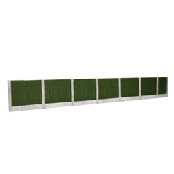 ATD Models Timber Fencing Green with Concrete Posts Card Kit OO Gauge ATD015